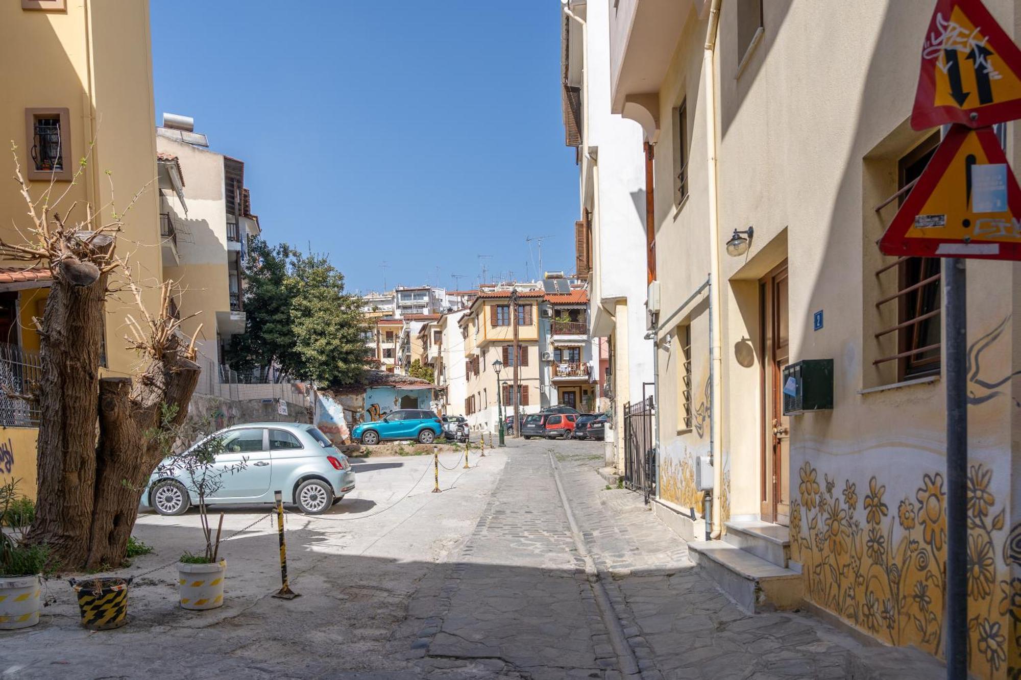 テッサロニキThess Old Town 3 Free Private Parkingアパートメント エクステリア 写真